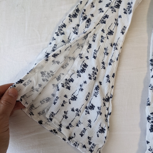 Mone B Long Sleeve Boho Tunic Floral Print Medium - Picture 2 of 7